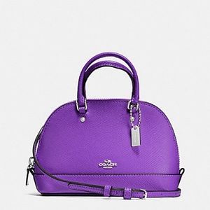 Coach Sierra Crossbody Mini Purse Purple
